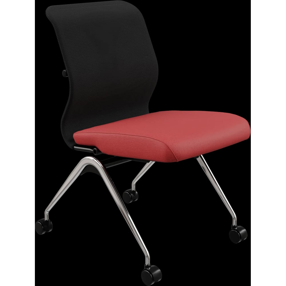 Кресло для персонала МЕТТА Sit 8 M4-9 - X2+Bahama /Uh00/Wh12(F53.W01) (Черный-Красный) z125.1.1.662