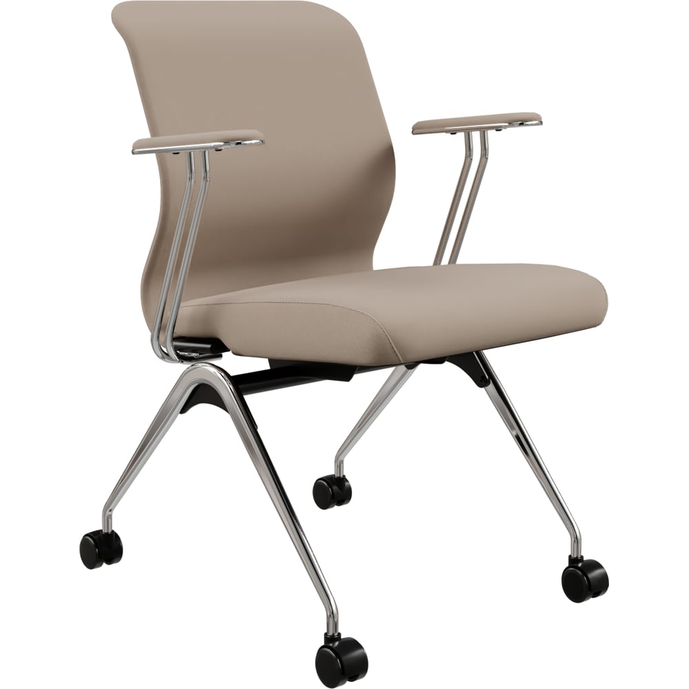 Кресло для персонала МЕТТА Sit 8 Mr4-4T - Vivaldi /Uh00/Wh12/T4mV-c(F53.W02) (Бежевый) z651.4D.1.663