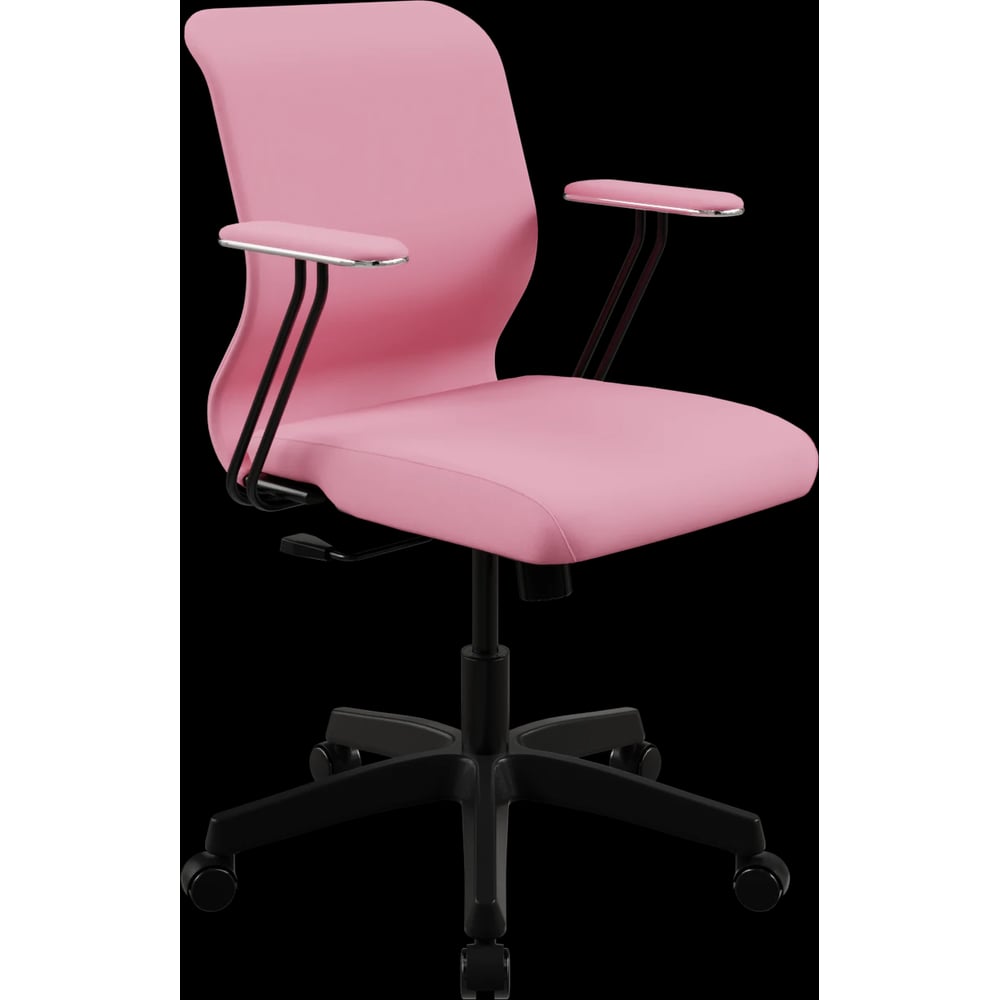 Кресло для персонала МЕТТА Sit 8 Mr4-4T - Vivaldi /Uh00/Wh12/T4mV-b(M09.B02.G15.W01) (Розовый) z6D7.47.1.222