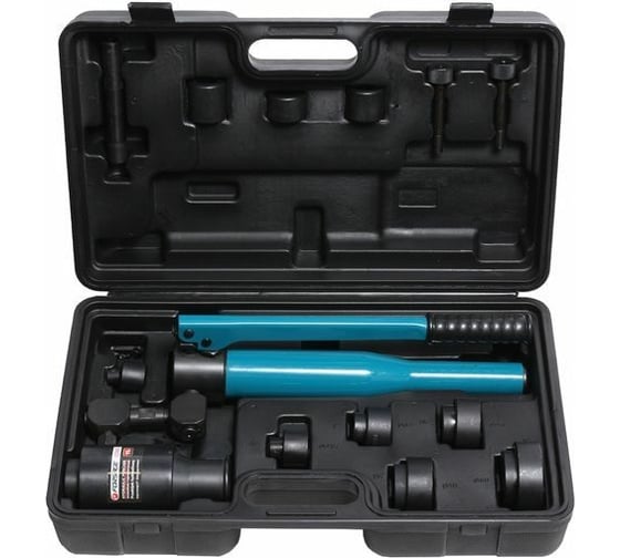 Изображение товара Гидравлический пробойник Forsage ручной с карданным присоединением 11 т в кейсе 19477 F-71002C