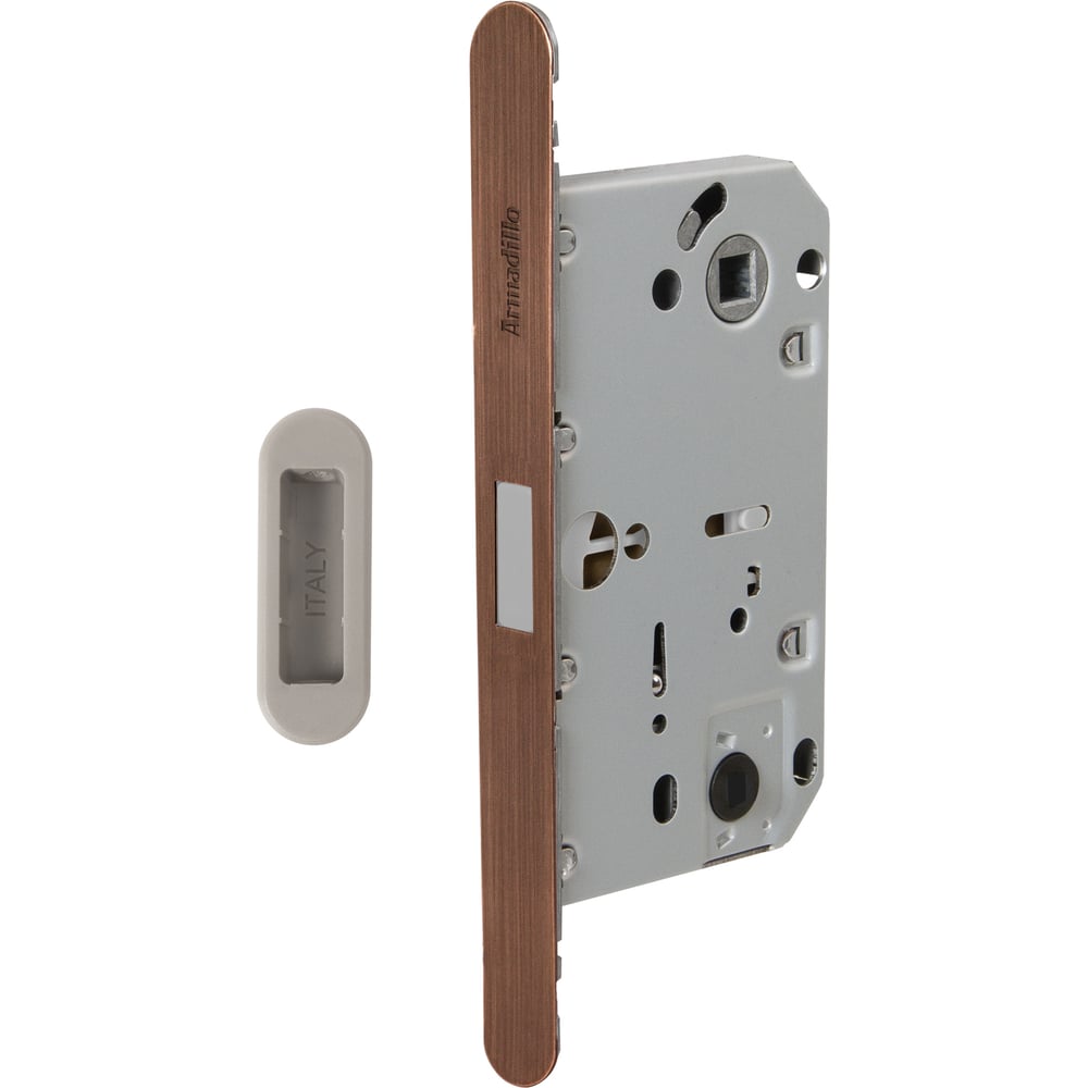 Магнитная защелка WC Armadillo с ответной планкой GRAVITY.PRO G01.196.50.96 AC медь 60703