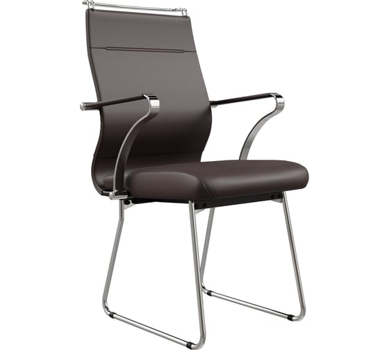 Изображение товара Кресло для персонала МЕТТА Sit Well M3-167K - Extra /Ach46/Wh12/K15cL(F54) (Темно-коричневый) z328.5D.1.6A4