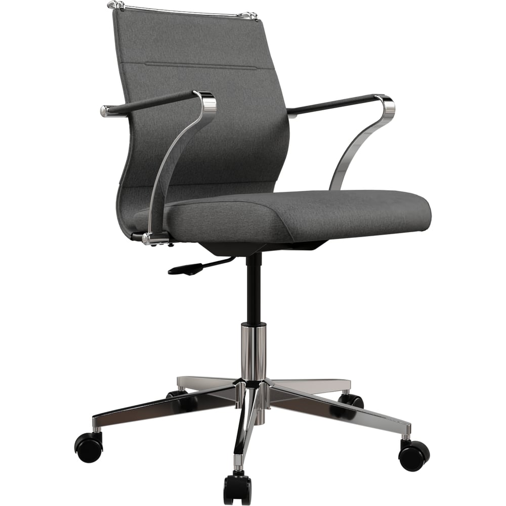 Кресло для персонала МЕТТА Sit Well M4-167K - Bahama /Ach46/Wh12/K15cF(M01.B22.G42.W02) (Темно-серый) z19E.5C.1.D42