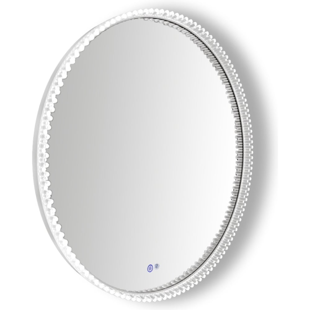 Изображение товара Зеркало круглое Azario Лайвли 800х50 c LED диммером, подогревом, сенсорный выключатель, матовый белый 2700k-4000k-6500k (25Вт) АZ-LED012125 00104064