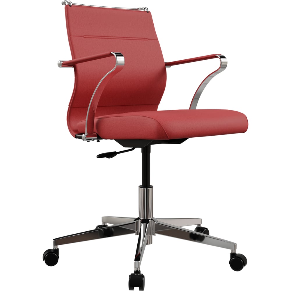 Кресло для персонала МЕТТА Sit Well M4-167K - Bahama /Ach46/Wh12/K15cF(M01.B22.G42.W02) (Красный) z36E.5C.1.D42