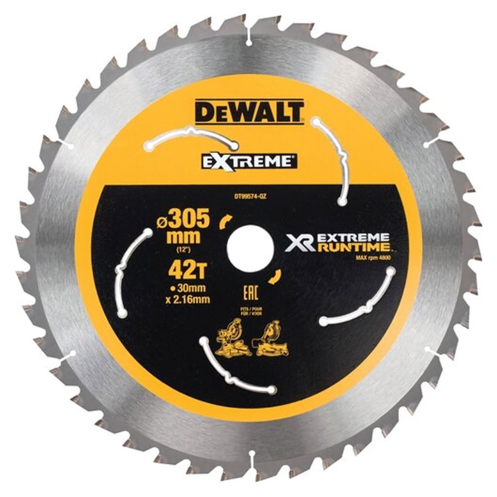 Пильный диск Dewalt XR DT99574, 305 мм, 42 TPI DT99574-QZ