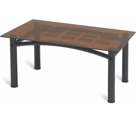 Изображение товара Журнальный стол Мебелик Робер 3М черный, тонированный 00 2246