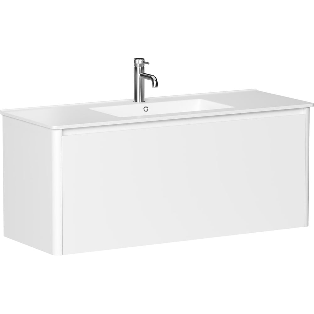 Тумба ALLEN BRAU 1.370015.WM GRAVITY 120, 1 ящ., белый матовый 00346176