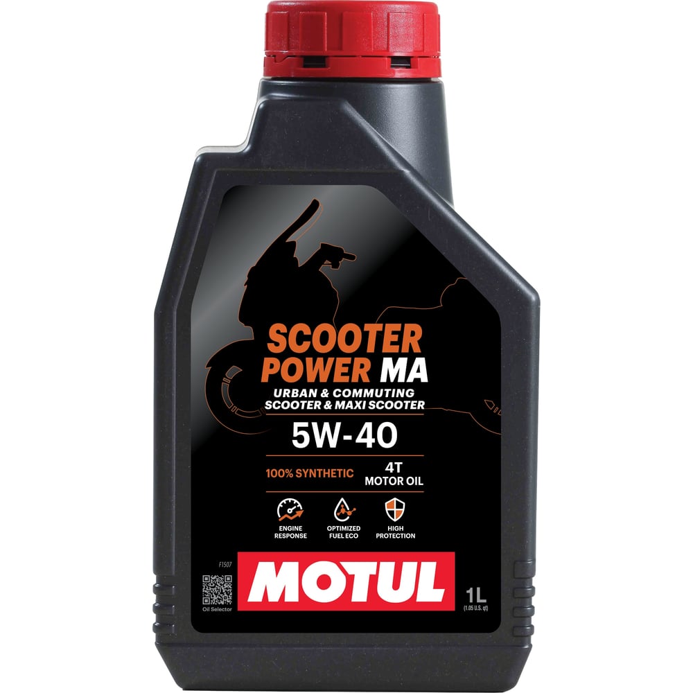 Изображение товара Моторное синтетическое масло для скутеров MOTUL SCOOTER POWER 5W40 1л высокого качества Изображение товара Моторное синтетическое масло для скутеров MOTUL SCOOTER POWER 5W40 1л высокого качества