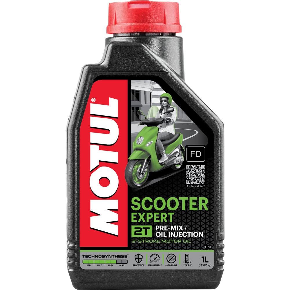 Моторное масло для скутера MOTUL SCOOTER EXPERT 2T 1 л 114167