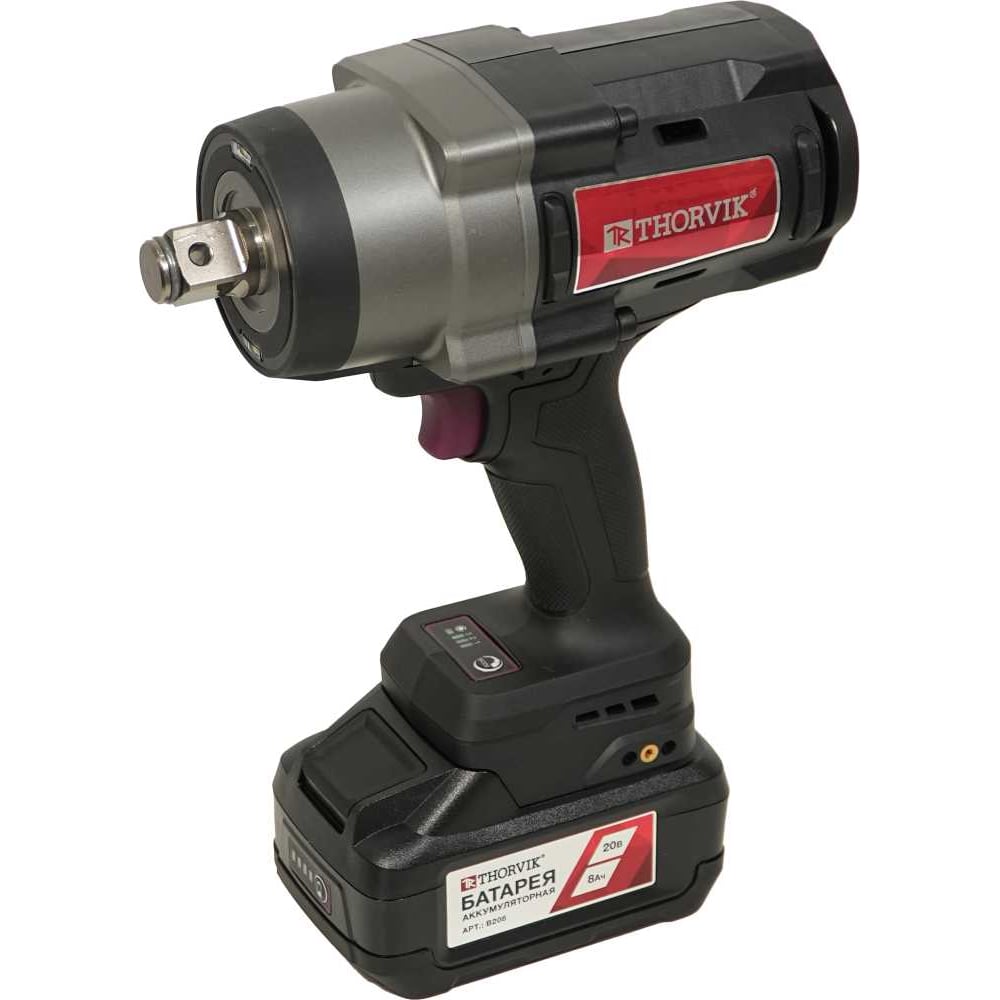 Гайковерт аккумуляторный Thorvik BWI20424 3/4DR, 20В, 2400 Нм 051011