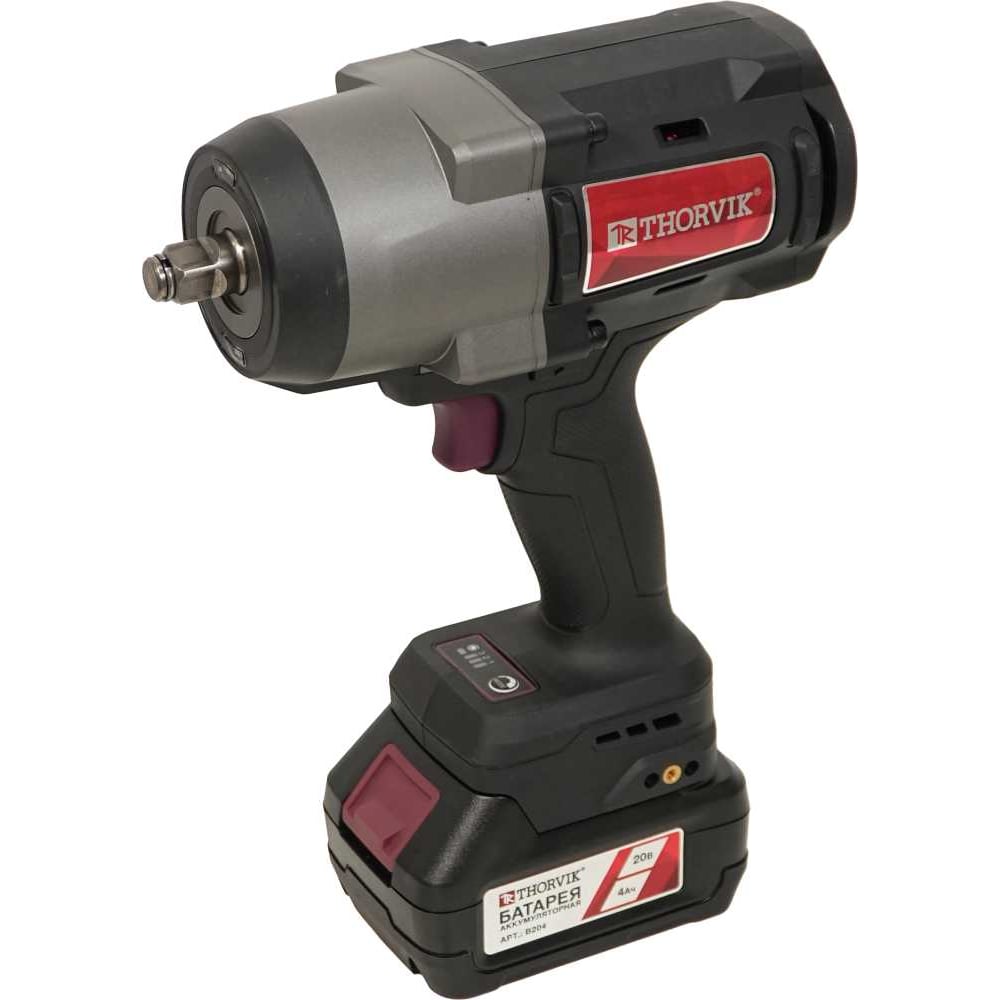 Гайковерт аккумуляторный Thorvik BWI20318 1/2DR, 20В, 1800 Нм 051008