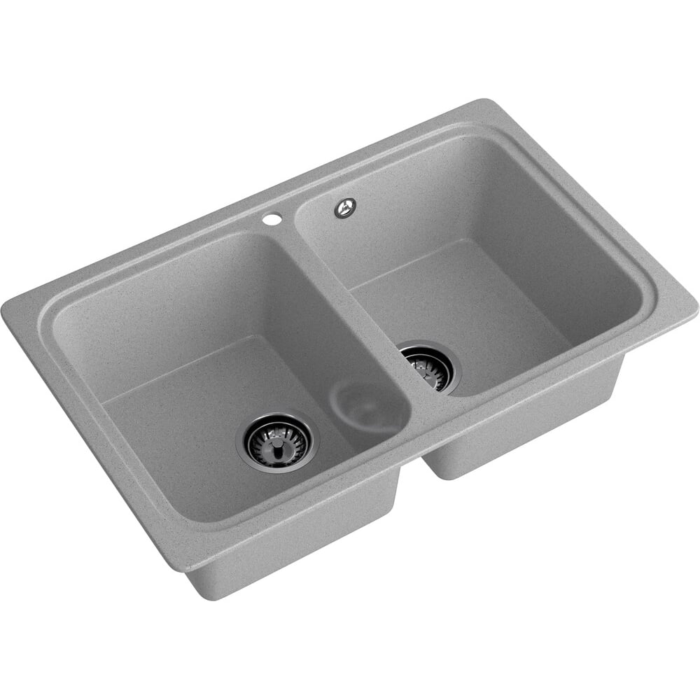 Изображение товара Мойка SANTREK AQUA PRO BOXY 2 чаши 780х510 мм из искусственного мрамора