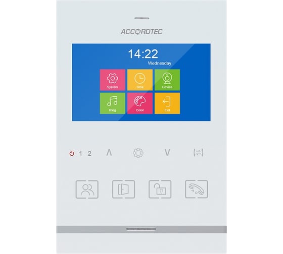 Изображение товара Монитор видеодомофона ACCORDTEC AT-VD434 WH Muon AT-24881
