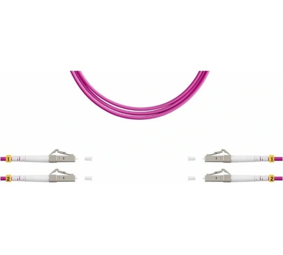 Изображение товара Патч-корд волоконно-оптический Filum duplex LC/UPC-LC/UPC, MM 50/125 (OM4), 2.0 мм, LSZH, 1.5м FL-2x2.0-2LC/U-2LC/U-MM504-1.5м-LSZH-MG