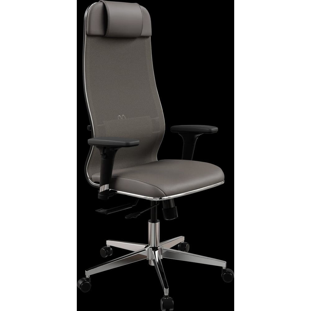 Кресло для персонала МЕТТА Sit 10 B1-115D - X2+Extra /Um00/Wm12/D02P(M18.B22.G18.W02) (Серый) z1D4.D.1.333