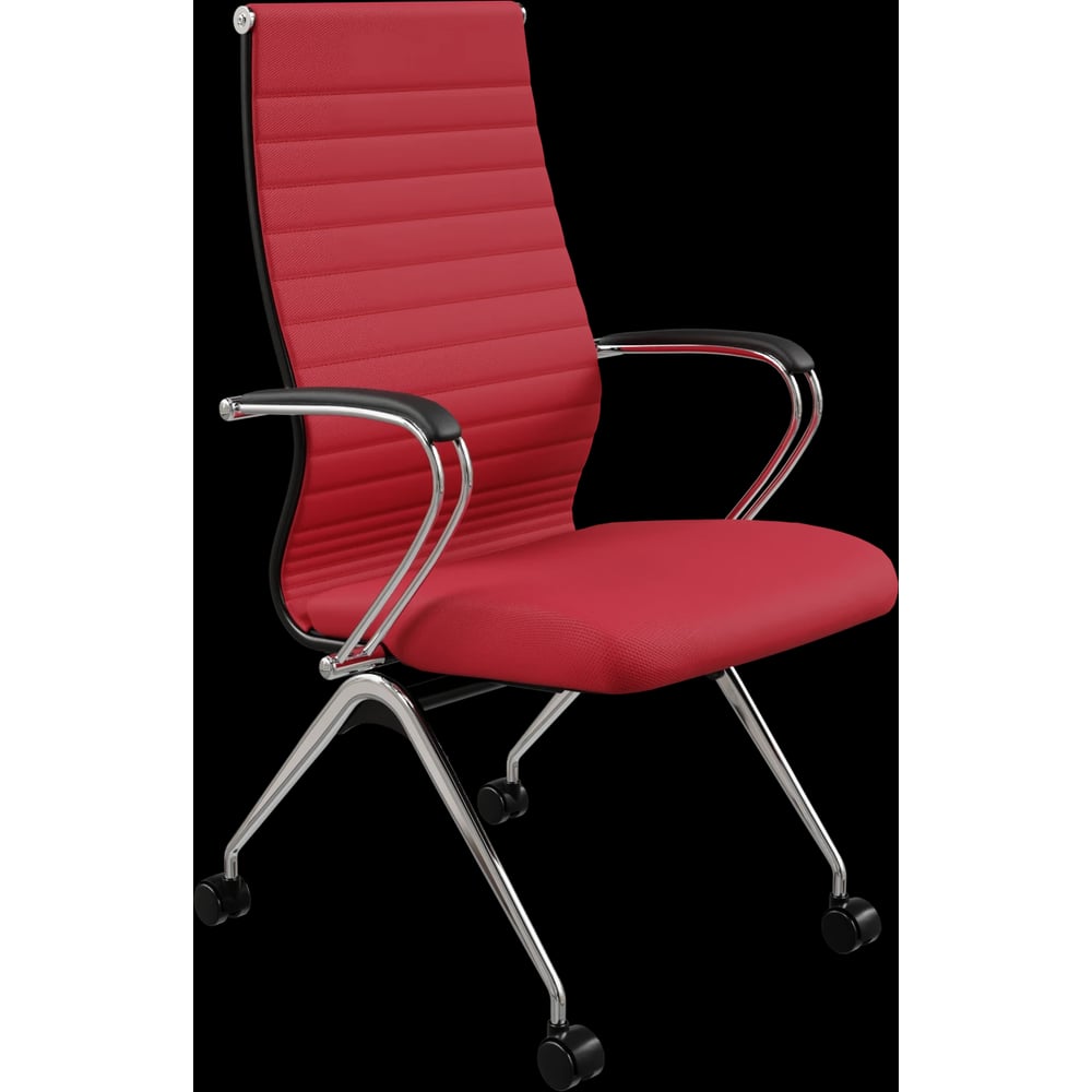 Кресло для персонала МЕТТА Sit 10 B2-119K - UMF(X1) /Kb02/Wh00/K3cL(F53.W01) (Красный) z193.55.1.662