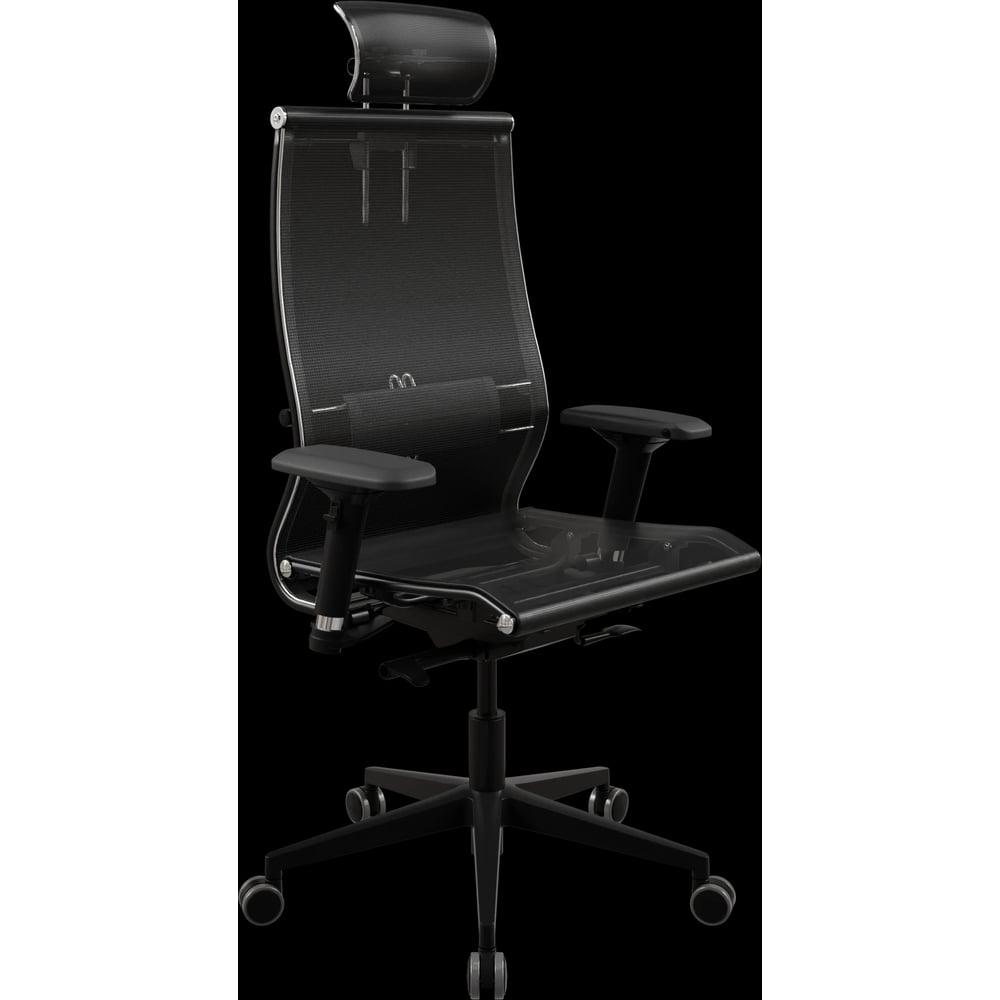 Кресло для персонала МЕТТА Sit 10 L2-107D - TV /Km00/Nb00/D04P/H13mM-2D(M24.B11.G19.W03) (Черный) z1FB.3.1E.504