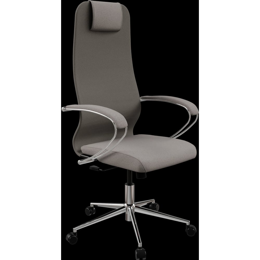 Кресло для персонала МЕТТА Sit 8 B1-9K - X2+Bahama /Uh00/Wh12/K1cF(M09.B23.G18.W02) (Серый-Песочный) z10A.52.1.2A3