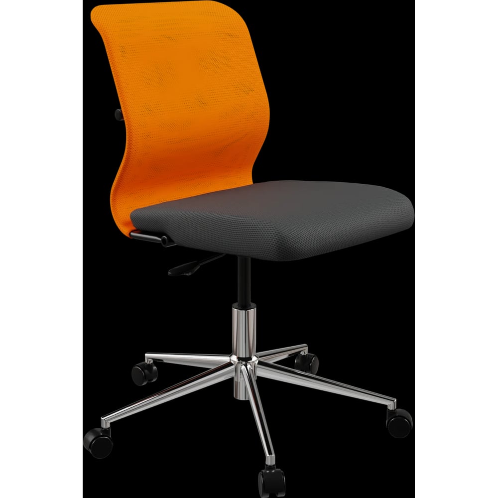Кресло для персонала МЕТТА Sit 8 M4-8 - X2+UMF(X1) /Uh00/Wh00(M01.B23.G18.W01) (Оранжевый-Черный) z285.1.1.1D2