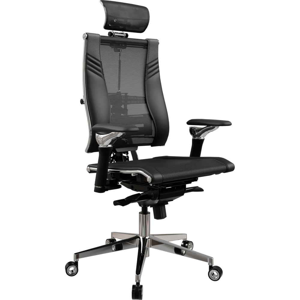 Кресло руководителя МЕТТА Yoga Spine Triumph L2 (M06) (Черный D5.50.15.92) zD5.50.15.92