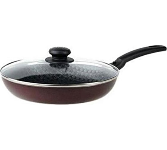 Изображение товара Сковорода Калитва 22 см антипригарное покрытие стеклянная крышка ДП6872