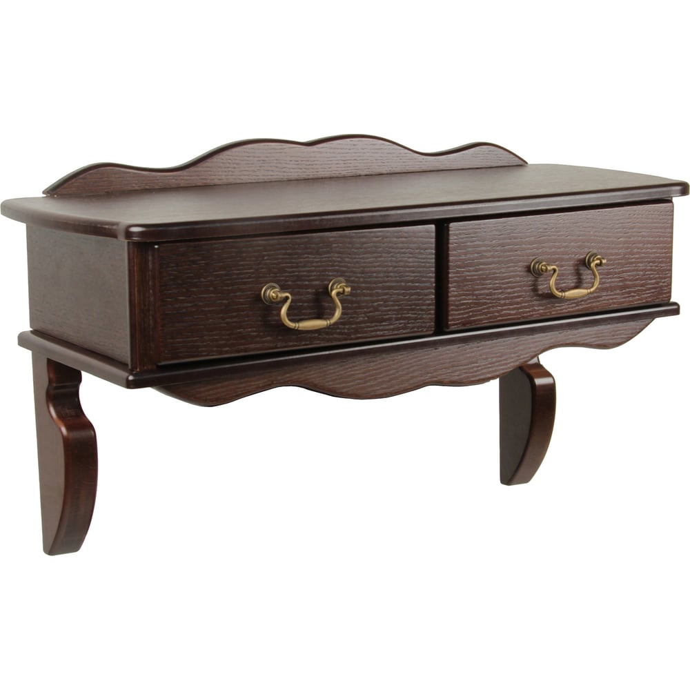 Изображение товара Консоль Мебелик Берже 20 темно-коричневый стол-консоль классический стиль