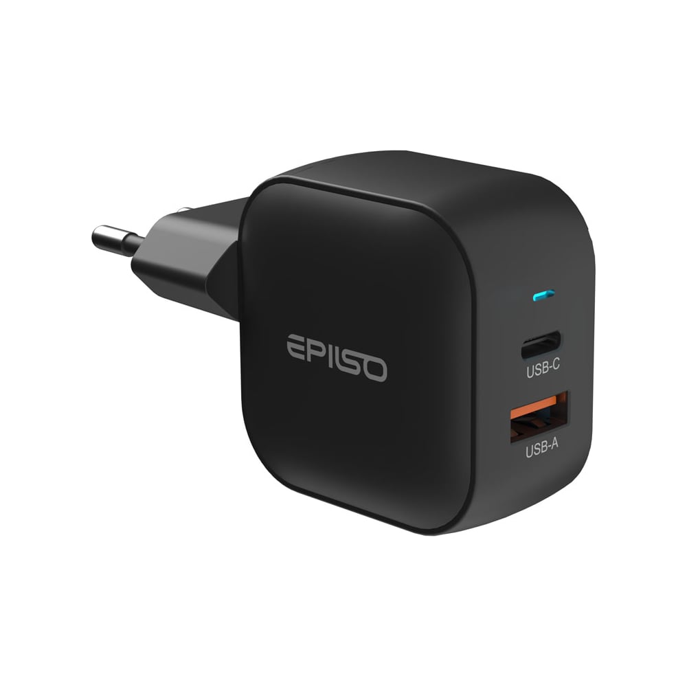 Изображение товара Зарядное устройство Epilso USB EPILSO 48W GaN EPD-PA220 Изображение товара Зарядное устройство Epilso USB EPILSO 48W GaN EPD-PA220