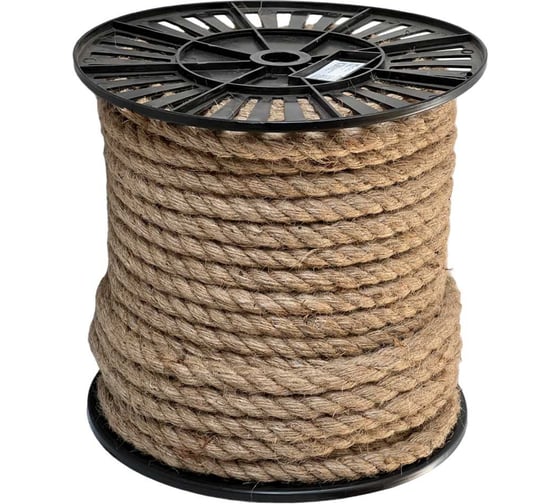 Изображение товара Джутовый канат truEnergy 16 мм катушка 50 м 12156