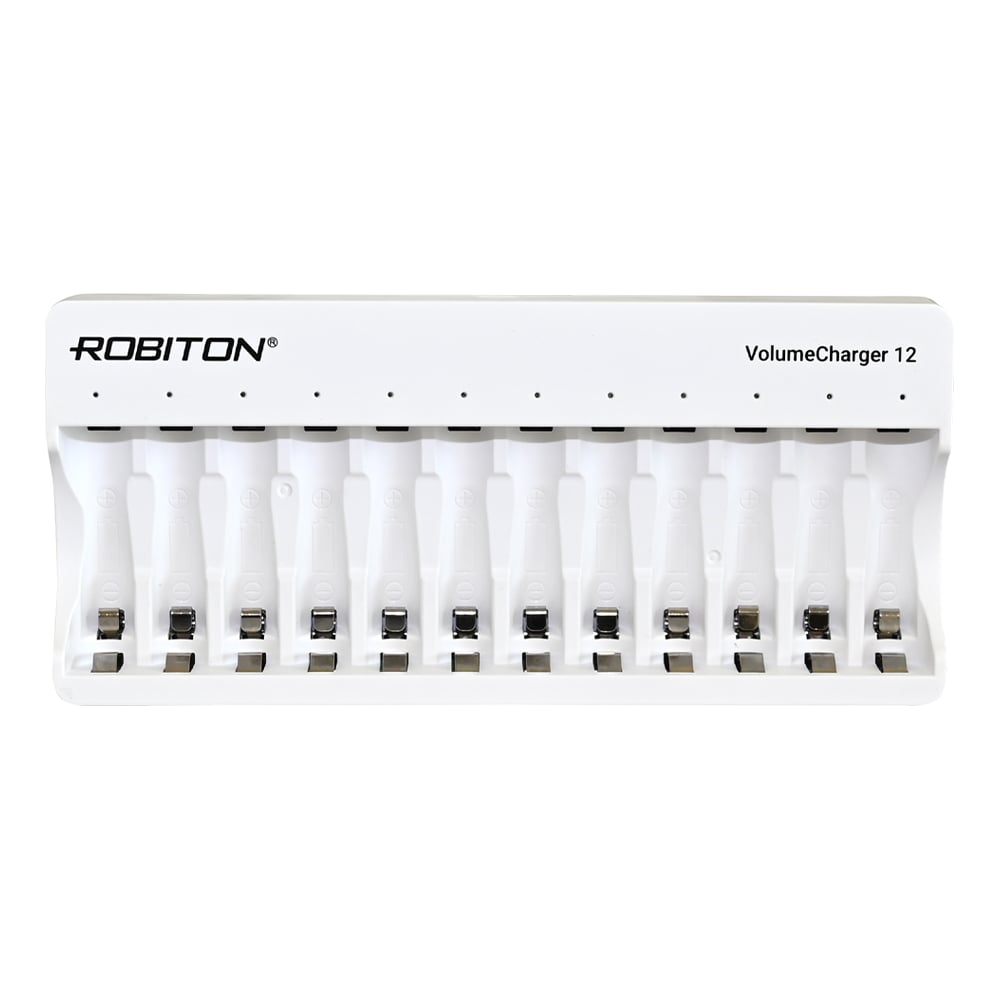 Изображение товара Зарядное устройство ROBITON VolumeCharger12 для AA и AAA аккумуляторов Изображение товара Зарядное устройство ROBITON VolumeCharger12 для AA и AAA аккумуляторов