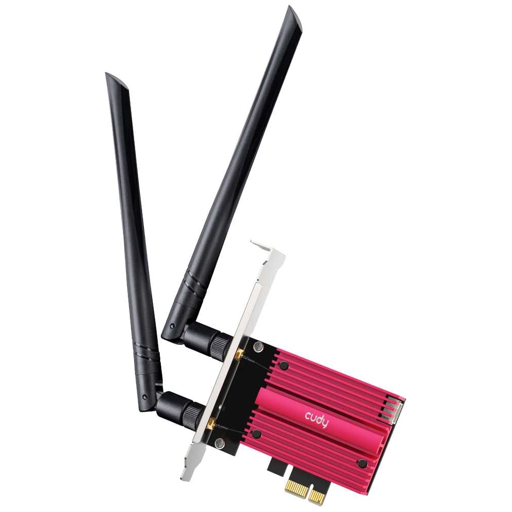 Изображение товара Адаптер Cudy WE3000S PCI-E с поддержкой Wi-Fi 6E AX5400 10000148992 Изображение товара Адаптер Cudy WE3000S PCI-E с поддержкой Wi-Fi 6E AX5400 10000148992
