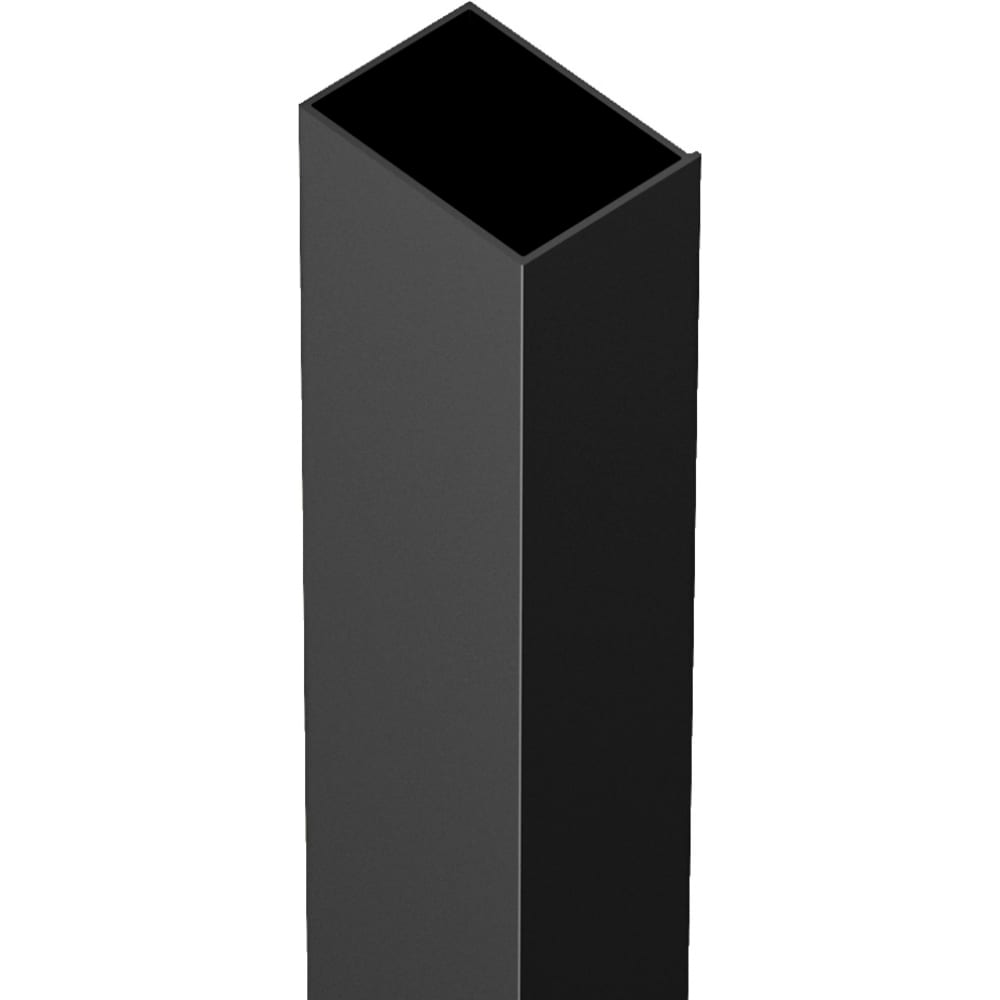 Доборный установочный профиль для двери в нишу IDDIS, цвет черный