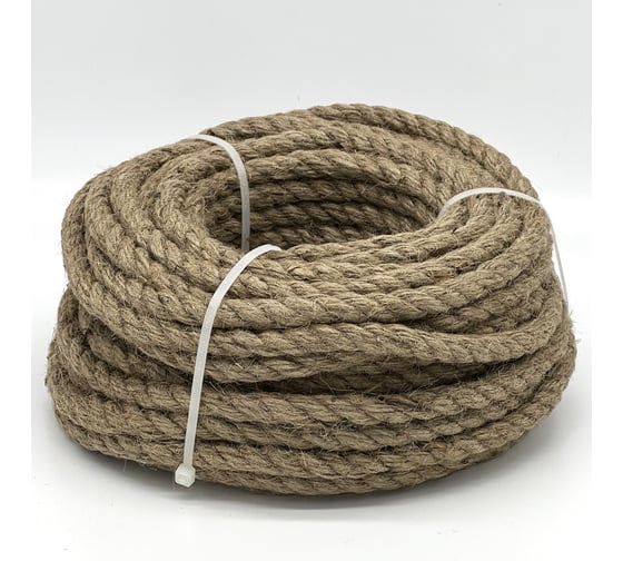 Изображение товара Джутовый канат truEnergy 10 мм шайба 20 м 12163