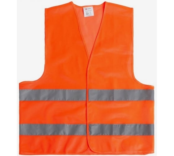 Изображение товара Сигнальный жилет TORSO светоотражающий, оранжевый, 2 класс, р. 2XL 3628606