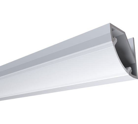 Изображение товара Угловой алюминиевый профиль Apeyron для диодной ленты, накладной, серебро,1м, ширина ленты до 10мм, комплект 08-31