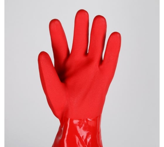 Изображение товара Хозяйственные перчатки СИМАЛЕНД ПВХ с утеплителем, 160 г., р. L 4463977