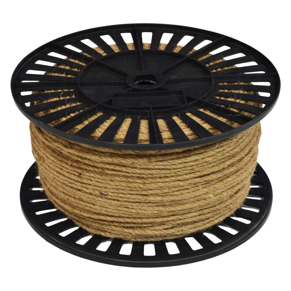 Изображение товара Джутовый канат truEnergy 4 мм катушка 300 м прочный экологичный