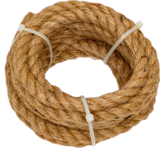 Изображение товара Джутовый канат truEnergy 12 мм шайба 5 м 12340
