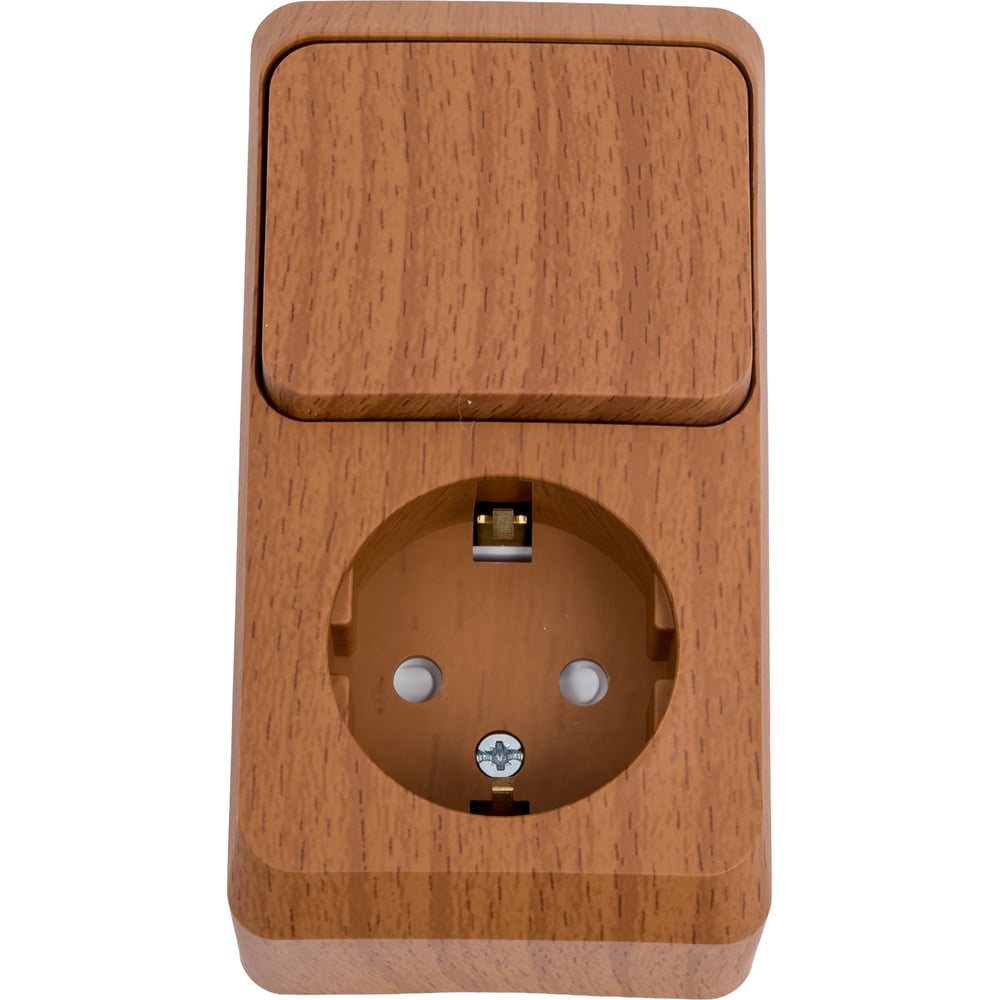 Изображение товара Розетка и выключатель Systeme Electric Этюд наружные с защитными шторками