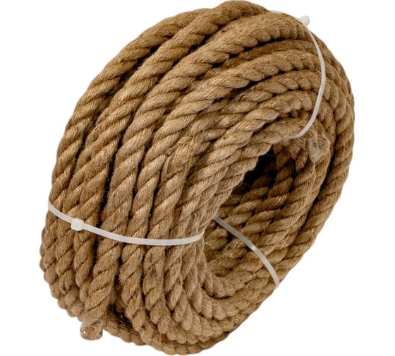 Изображение товара Джутовый канат truEnergy 12 мм шайба 20 м 12343