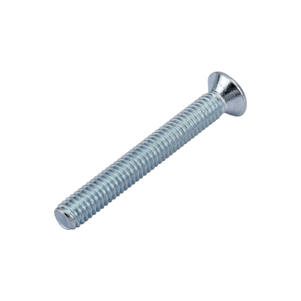 Изображение товара Потайной винт M6x45 DIN 965 100 шт металлический цинк