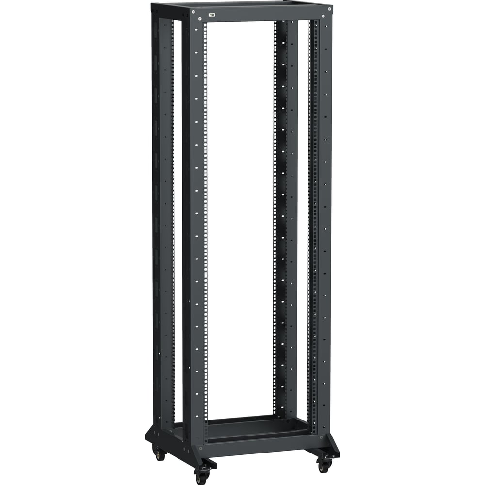 Стойка двухрамная на роликах ITK LINEA F 37U 600х600 мм, черная LF05-37U66-2RM