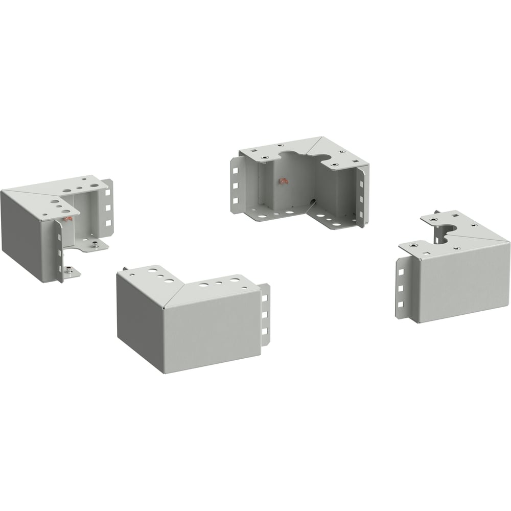 Уголок цоколя ITK LINEA S h=100 мм, серый (4шт/компл) LS-BC35-B0-01
