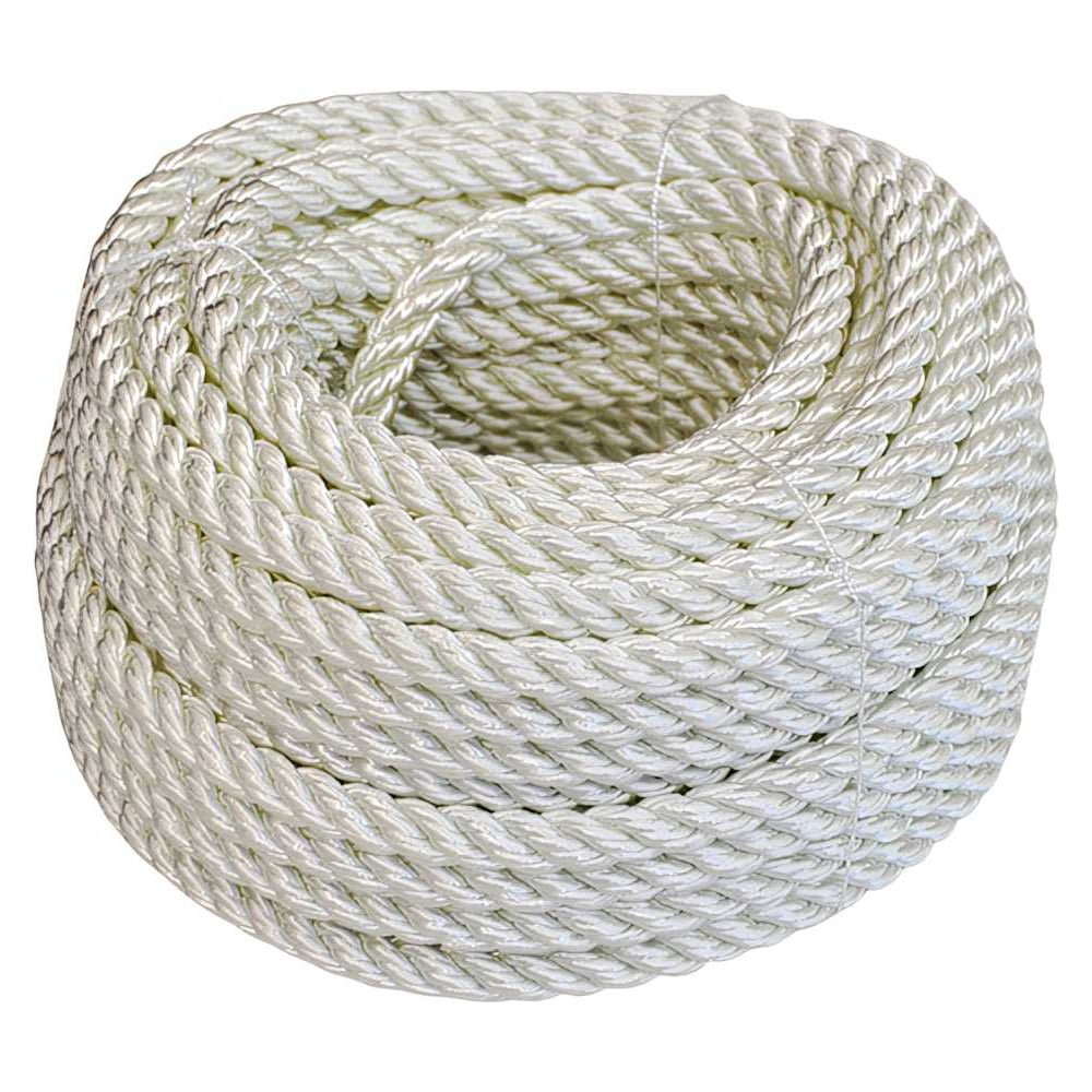 Изображение товара Полиамидный крученый канат truEnergy 10 мм 20 м белый