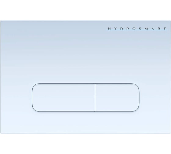 Изображение товара Панель смыва HYDROSMART белая с прямоугольными клавишами 07811.W