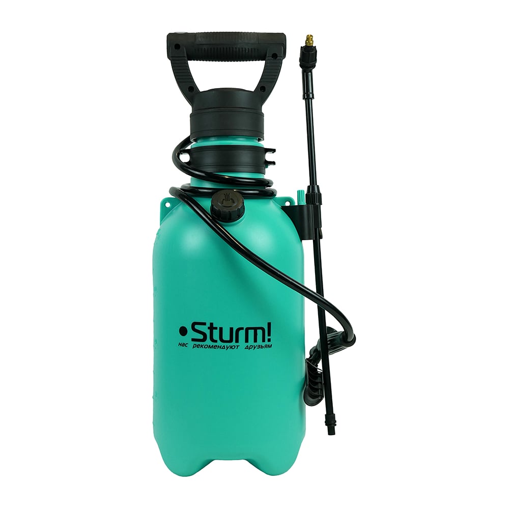 Изображение товара Садовый аккумуляторный опрыскиватель Sturm GS8208U с телескопической штангой 8 л