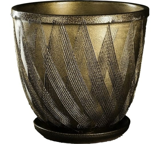 Изображение товара Цветочный горшок с поддоном СИМАЛЕНД Греция 8 л 7532840