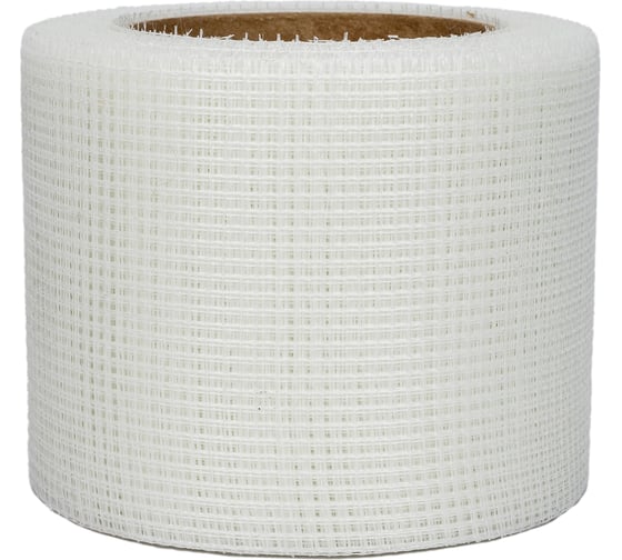 Изображение товара Строительная армирующая ГОСТ САМОКЛЕЯЩАЯСЯ СЕТКА GAVIAL (Серпянка для швов гипсокартона) 100мм45м 2011