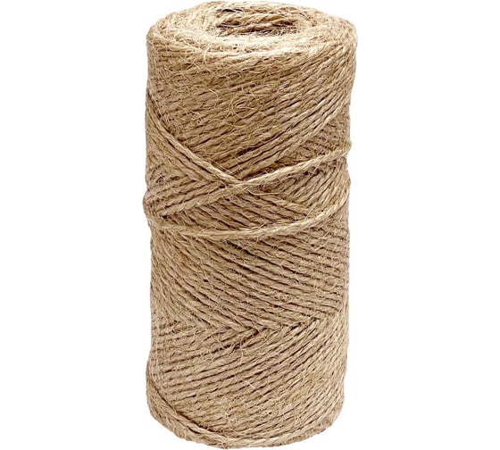 Изображение товара Джутовый крученый шпагат truEnergy 1,8 мм, 100 м 12377