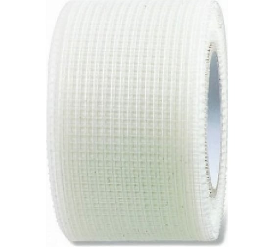 Изображение товара Строительная армирующая ГОСТ САМОКЛЕЯЩАЯСЯ СЕТКА GAVIAL (Серпянка для швов гипсокартона) 50мм90м 2019